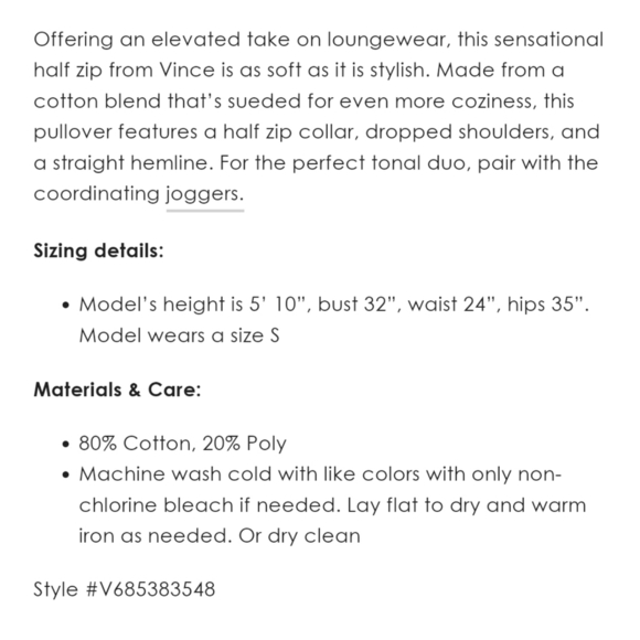 Vince Half Zip Pullover - Picture 6 of 15